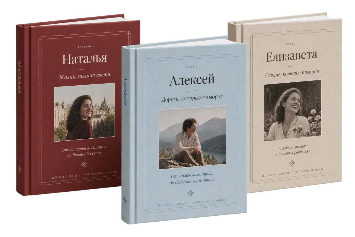 Три книги KORNI: о Наталье, Алексее и Елизавете