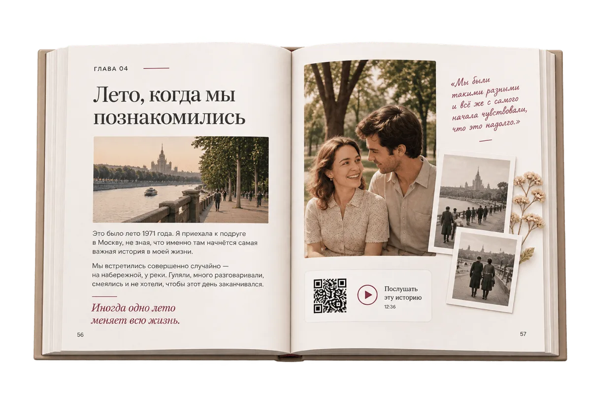 Разворот главы «Лето, когда мы познакомились»